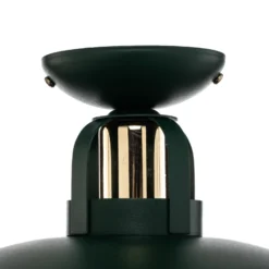 Lámpara de techo Felix, verde/dorado