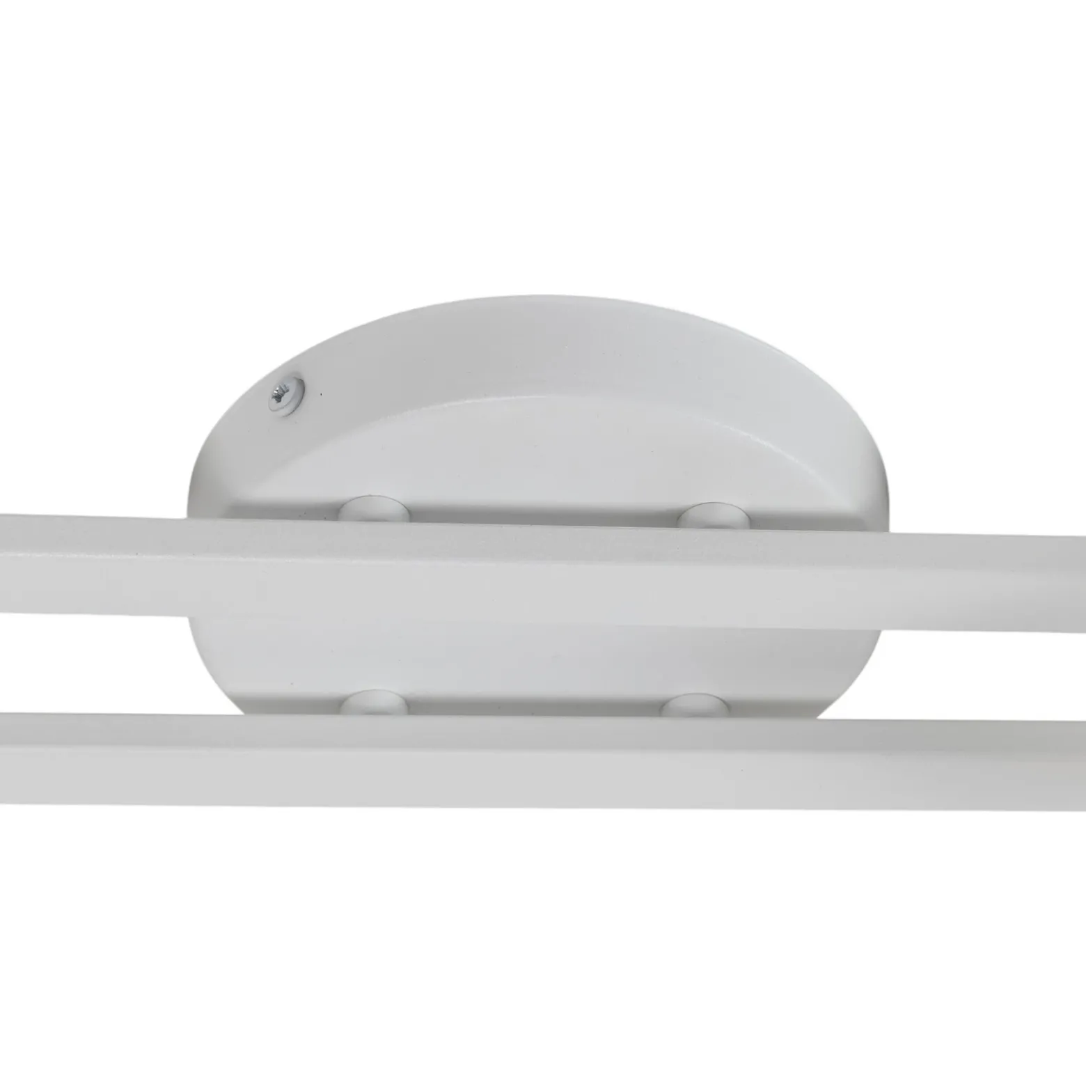 Lámpara de techo Fragment, blanca, longitud 86 cm, metal, 4 luces.