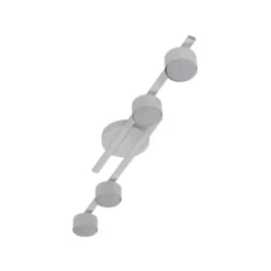 Lámpara de techo Fragment, blanca, longitud 86 cm, metal, 4 luces.
