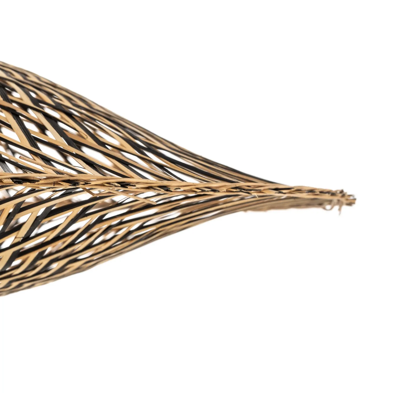 Lámpara de techo GOOD & MOJO Bali, Ø 60 cm, negro/natural, bambú