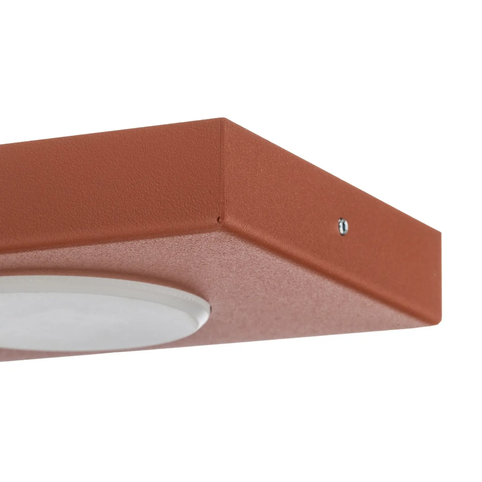 Lámpara de techo Hero, roja, 2 luces, 35 x 12 cm, metal, GX53
