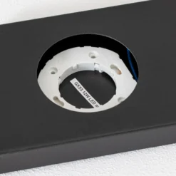 Lámpara de techo Hero, 12 x 35 cm, 2 luces, negro, metal, GX53