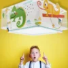 Lámpara de techo infantil HAPPY JUNGLE de Dalber, multicolor