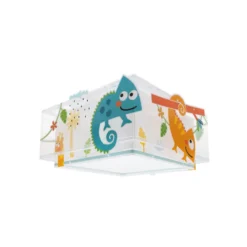 Lámpara de techo infantil HAPPY JUNGLE de Dalber, multicolor
