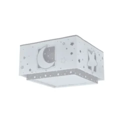 Lámpara de techo infantil MOONLIGHT de Dalber, gris, de 1 luz