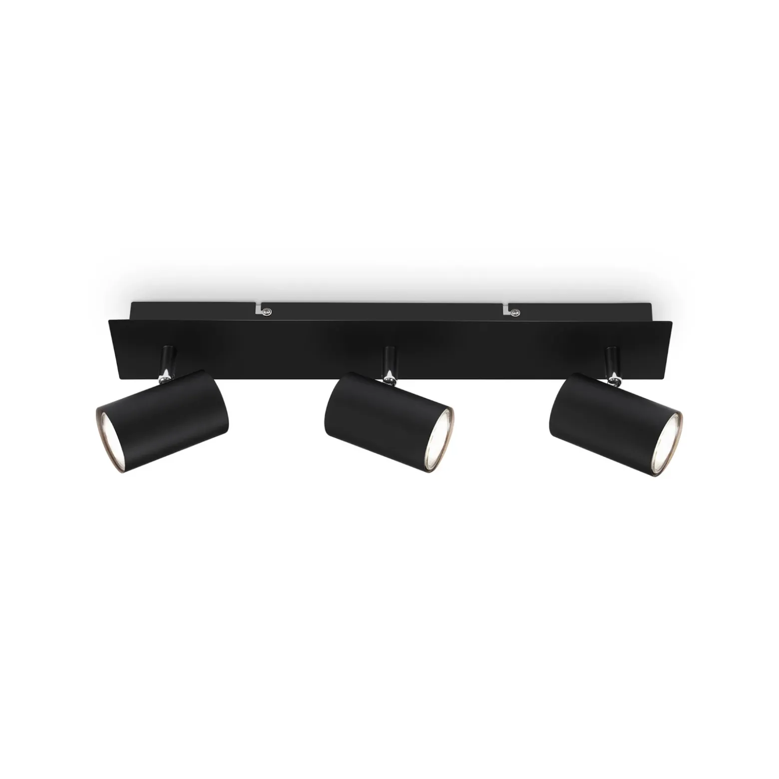Lámpara de techo Isil A, negra, 3 luces, metal, orientable