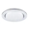Lámpara de techo LED Atria, Ø 58 cm, blanca, plástico, CCT