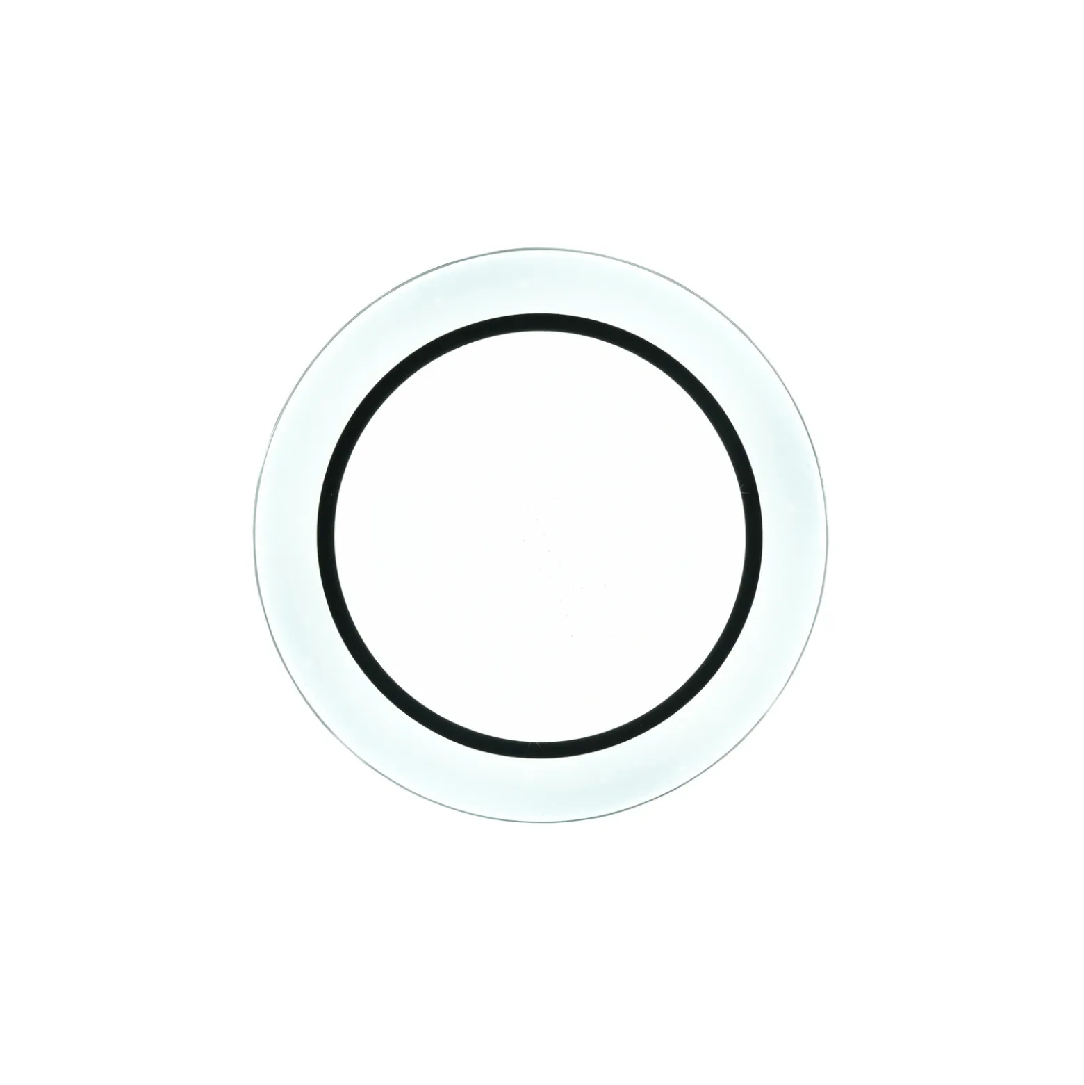 Lámpara de techo LED Atria, Ø 38 cm, negra, plástico, CCT