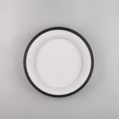 Lámpara de techo LED Cardona, Ø 46,5 cm, negro mate, metal CCT