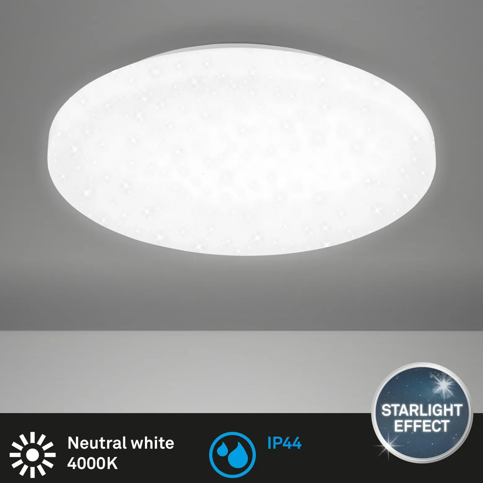 Lámpara de techo LED Case IP44 starry sky 840 Ø 40cm