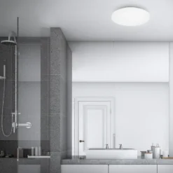 Lámpara de techo LED Case para baño IP44 3.000K Ø 40cm