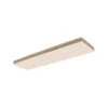 Lámpara de techo LED Doro, longitud 80 cm, madera oscura, madera, CCT