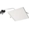 Lámpara de techo LED empotrable Alya blanca 18 x 18 cm 2700 K