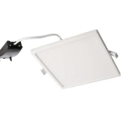 Lámpara de techo LED empotrable Alya blanca 18 x 18 cm 2700 K