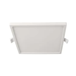 Lámpara de techo LED empotrable Alya blanca 18 x 18 cm 2700 K