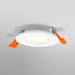 Lámpara de techo LED empotrable en techo SLIM de OSRAM, Ø 9 cm, 3000 K, blanco