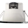 Lámpara de techo LED empotrable Acrux, Ø 9 cm, negro, CCT