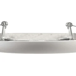 Lámpara de techo LED empotrable Zaurak, blanca, redonda, Ø 22 cm