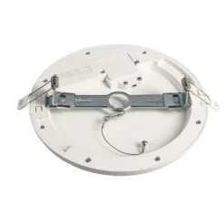 Lámpara de techo LED empotrable Zaurak, blanca, redonda, Ø 22 cm