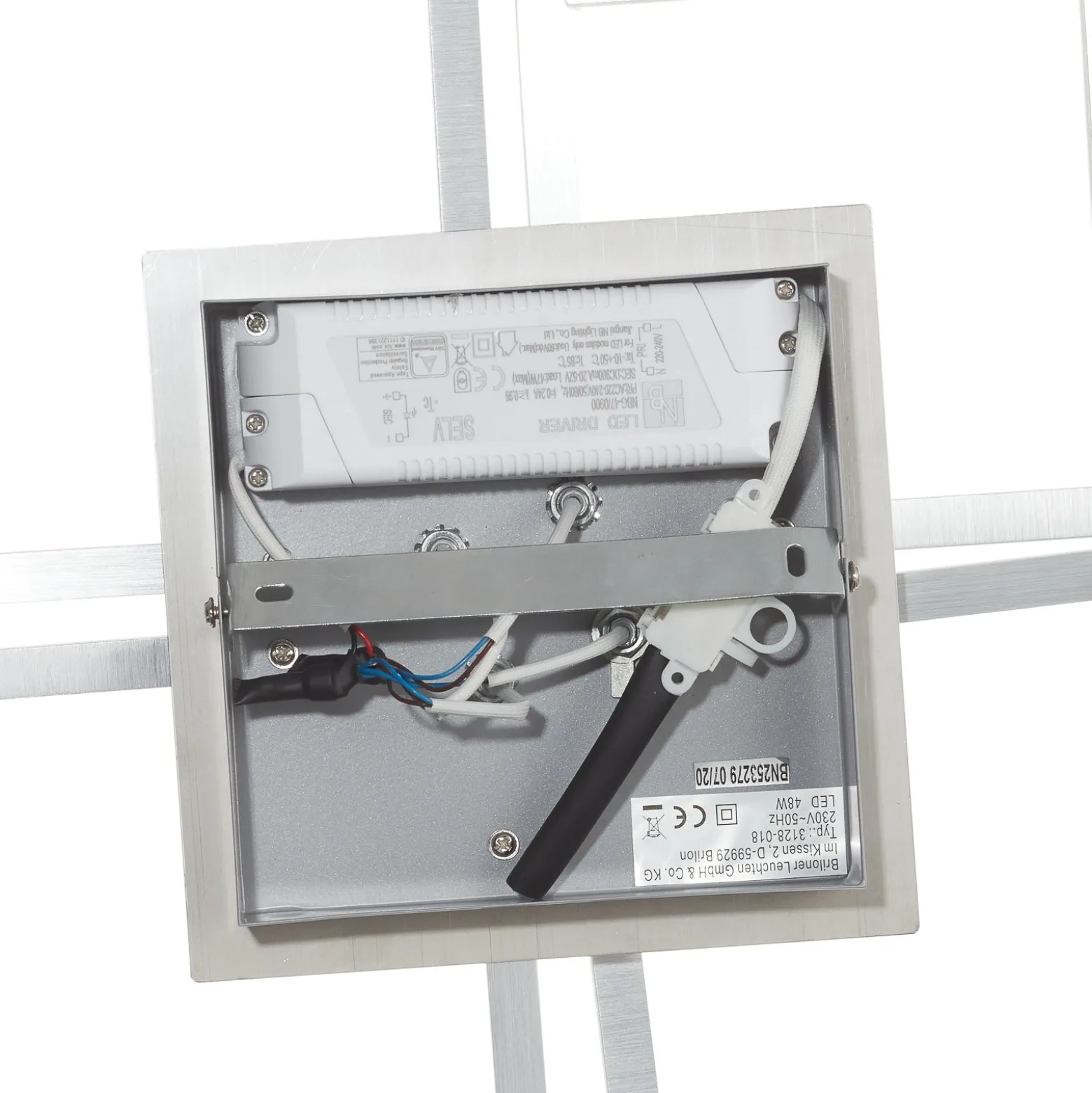 Lámpara de techo LED Frame, atenuable mediante interruptor de pared