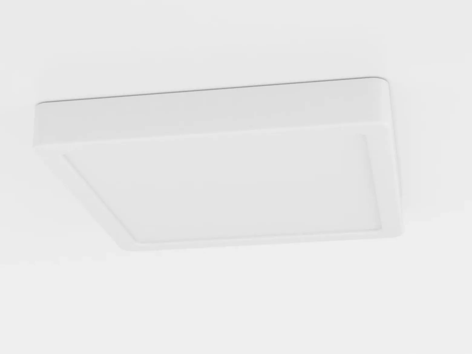 Lámpara de techo LED Fueva 5 IP44 3000K blanco 21x21cm