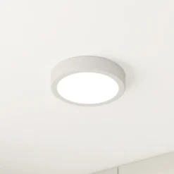 Lámpara de techo LED Fueva 5 IP44 3000K blanco Ø16cm