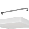 Lámpara de techo LED Fueva 5 IP44 3000K blanco 21x21cm