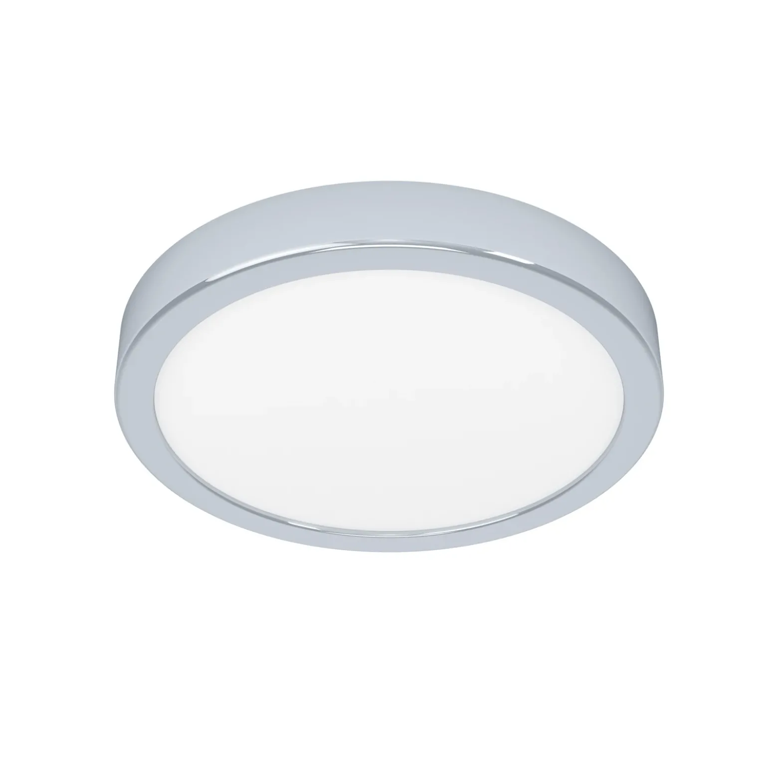 Lámpara de techo LED Fueva 5 IP44 3000K cromo Ø21cm
