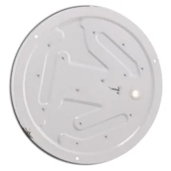 Lámpara de techo LED Lana, efecto retroiluminado Ø28 negro
