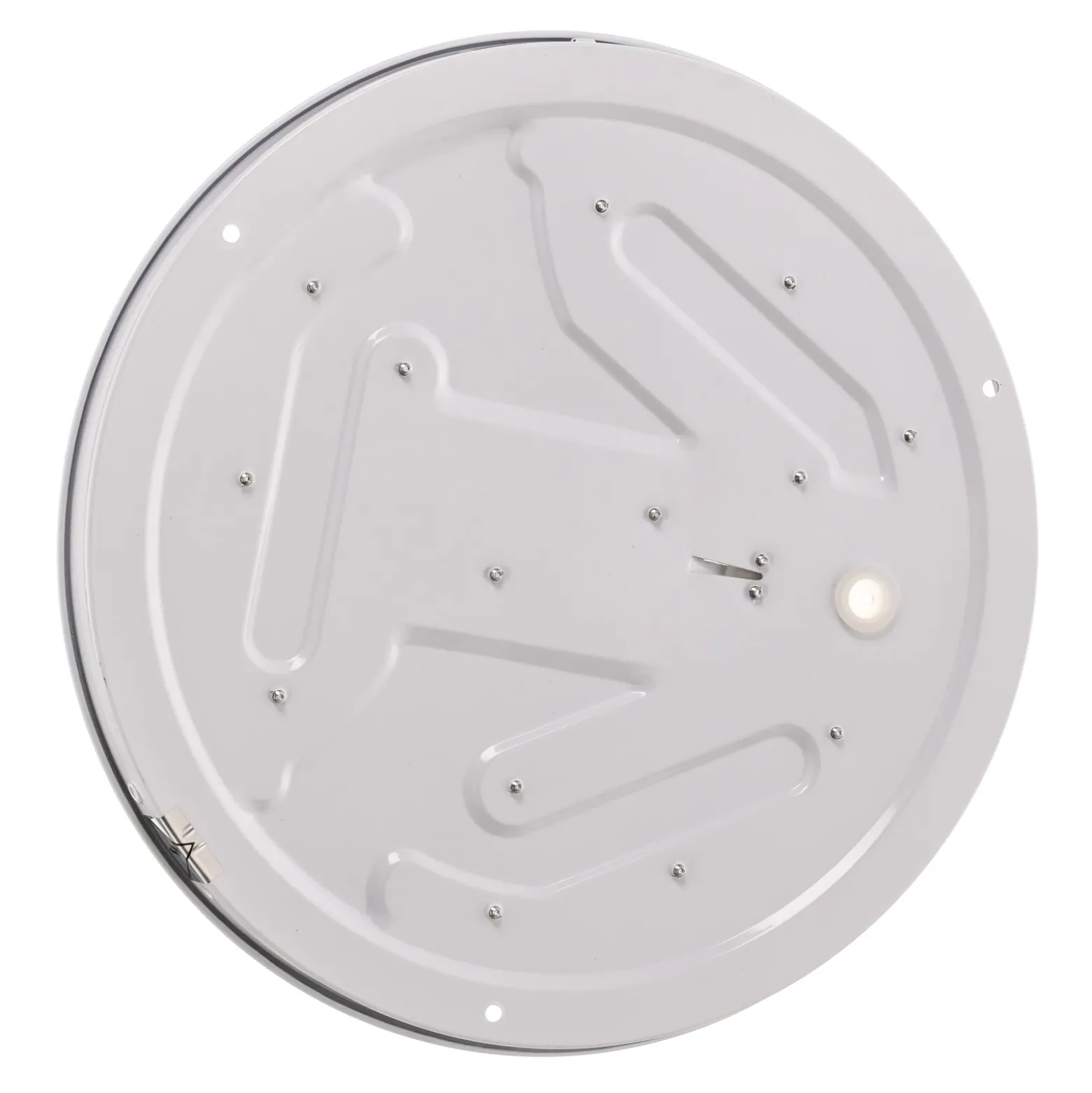 Lámpara de techo LED Lana, efecto retroiluminado Ø28 negro