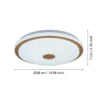 Lámpara de techo LED Lanciano 1 con control remoto Ø38cm