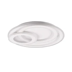Lámpara de techo LED Mita con control remoto, CCT, redonda