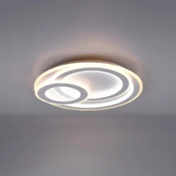 Lámpara de techo LED Mita con control remoto, CCT, redonda