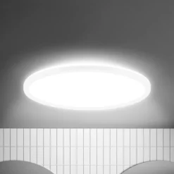 Lámpara de techo LED Move, sensor, Ø 42 cm, IP44, blanco, 4000K