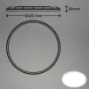 Lámpara de techo LED Move, sensor, Ø 42 cm, IP44, blanco, 4000K