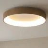 Lámpara de techo LED Niseko II CCT control remoto Ø38cm color oro