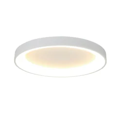 Lámpara de techo LED Niseko II, CCT, control remoto, Ø 78 cm, blanco