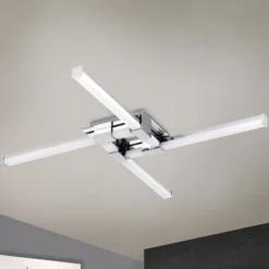 Lámpara de techo LED para baño Argo, 4 luces