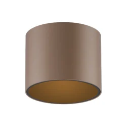 Lámpara de techo LED para baño PURE Point, color bronce, Ø 11 cm, IP44