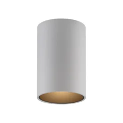 Lámpara de techo LED para baño PURE Point, blanca, Ø 6 cm, metal, IP44