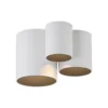 Lámpara de techo LED para baño PURE Point, blanca, 18 cm, 3 luces, IP44