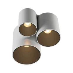 Lámpara de techo LED para baño PURE Point, blanca, 18 cm, 3 luces, IP44