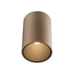 Lámpara de techo LED para baño PURE Point, color bronce, Ø 6 cm, IP44