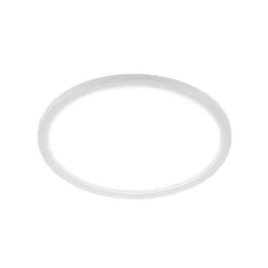 Lámpara de techo LED para baño Slim Drip, blanca, Ø 29 cm, IP44