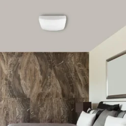 Lámpara de techo LED Reva Star 30 Square, blanca, plástico, acero