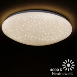 Lámpara de techo LED Viper, efecto de cielo estrellado, 49 cm