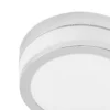 Lámpara de techo Lindby Flavi, Ø 23 cm, cromado, cristal, IP44, E27