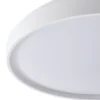 Lámpara de techo Lindby Smart LED Mirren, blanca, metal, CCT, Tuya