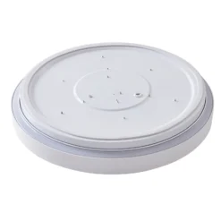 Lámpara de techo Lindby Smart LED Mirren, blanca, metal, CCT, Tuya