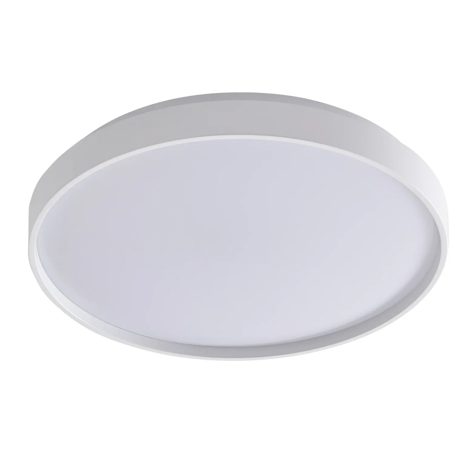 Lámpara de techo Lindby Smart LED Mirren, blanca, metal, CCT, Tuya